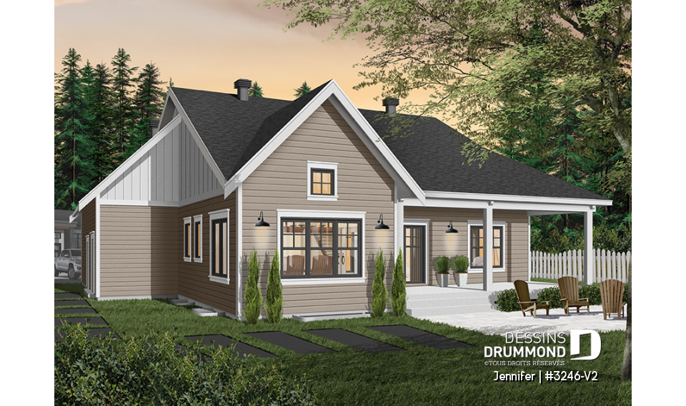 Version couleur no. 6 - Vue arrière - Jennifer