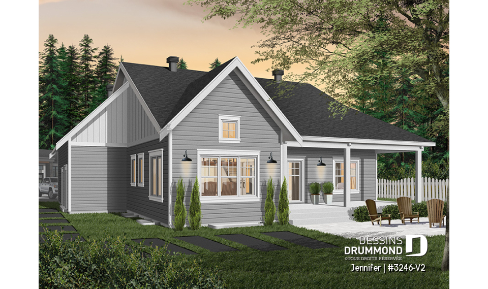 Version couleur no. 7 - Vue arrière - Jennifer