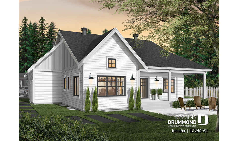 Version couleur no. 8 - Vue arrière - Jennifer