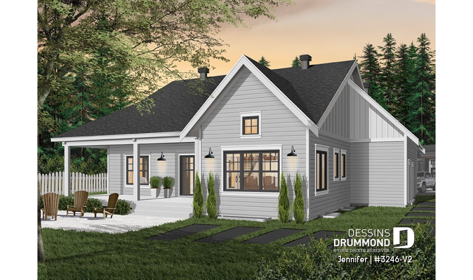 Vue arrière - MODÈLE DE BASE - Jennifer