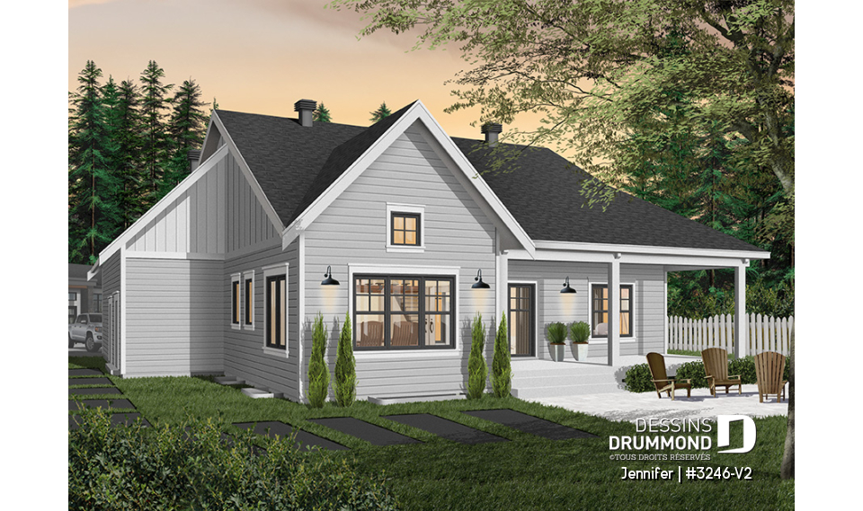 Vue arrière - MODÈLE DE BASE - Jennifer