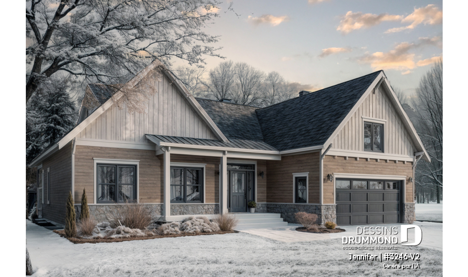 Vue avant - MODÈLE DE BASE - Jennifer