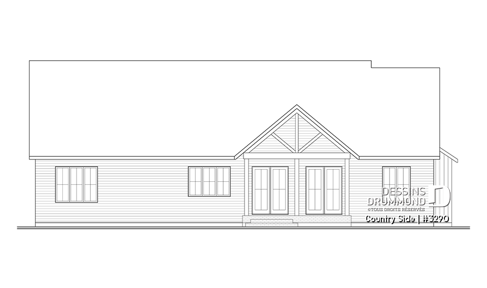 Élévation arrière - Country Side