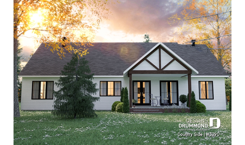 Vue arrière - MODÈLE DE BASE - Country Side