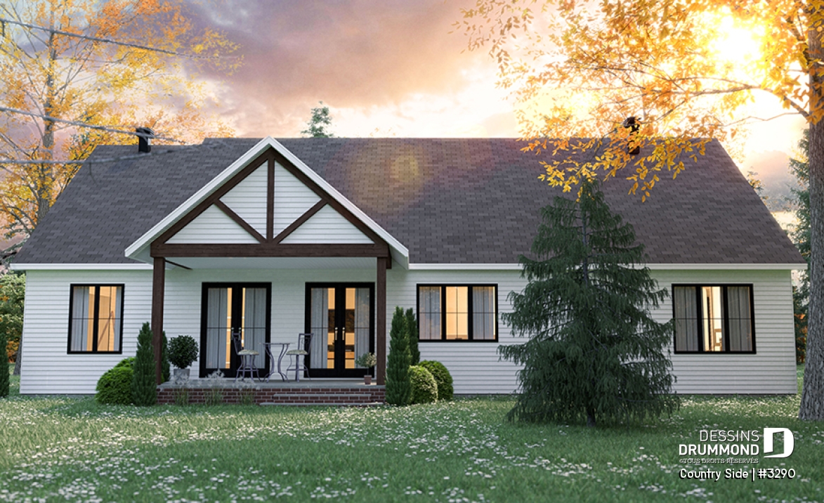 Vue arrière - MODÈLE DE BASE - Country Side