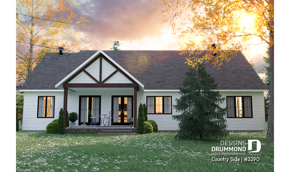 Vue arrière - MODÈLE DE BASE - Country Side