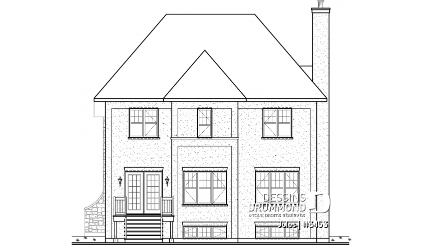 Élévation arrière - Jules