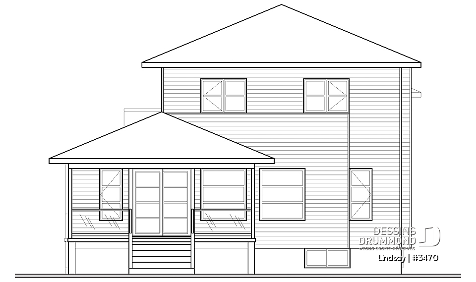 Vue arrière - MODÈLE DE BASE - Lindsay