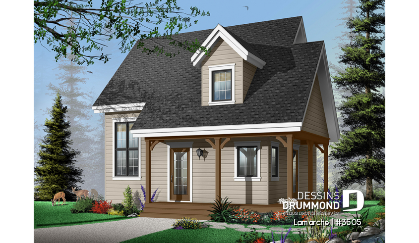 Vue avant - MODÈLE DE BASE - Lamarche