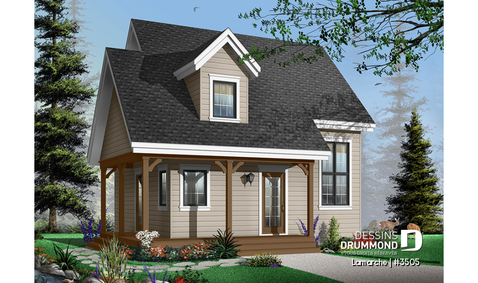 Vue avant - MODÈLE DE BASE - Lamarche