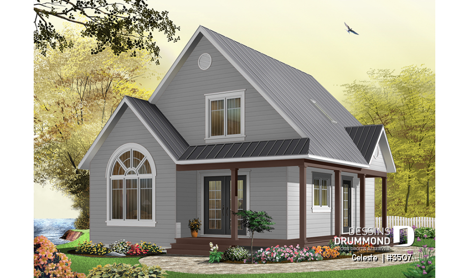 Version couleur no. 2 - Vue avant - Celeste 