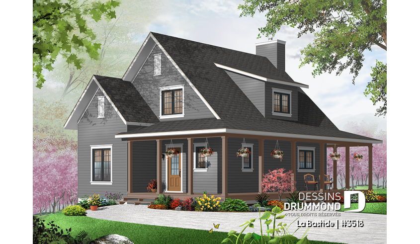 Vue avant - MODÈLE DE BASE - La Bastide