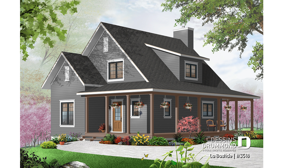 Vue avant - MODÈLE DE BASE - La Bastide