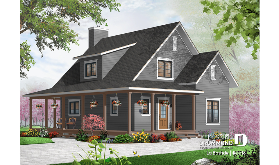 Vue avant - MODÈLE DE BASE - La Bastide