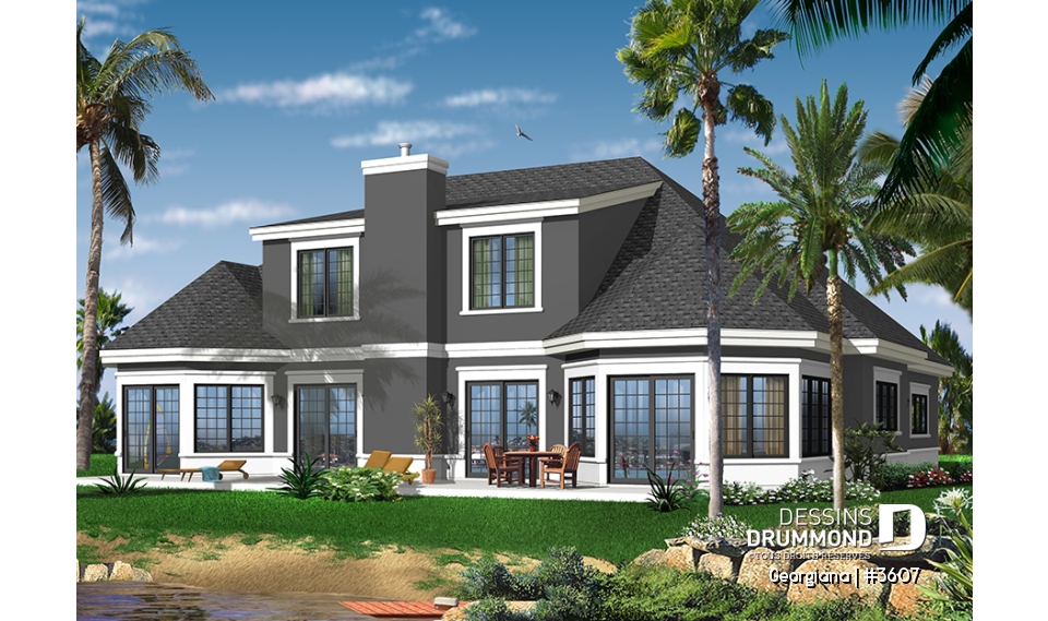 Version couleur no. 1 - Vue arrière - Georgiana