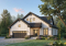Vue avant - MODÈLE DE BASE - Plan de Maison 4-5 chambres, style barndominium, suite principale au rdc, garage double - Cambridge