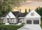 Version couleur no. 2 - Vue avant - Plan de maison plain-pied, 3 chambres, garage double, espace ouvert, vestiaire - Florentine
