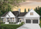 Version couleur no. 2 - Vue avant - Plan de maison plain-pied, 3 chambres, garage double, espace ouvert, vestiaire - Florentine