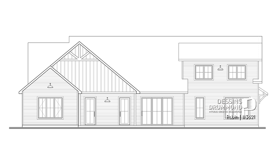 Vue arrière - MODÈLE DE BASE - Robin