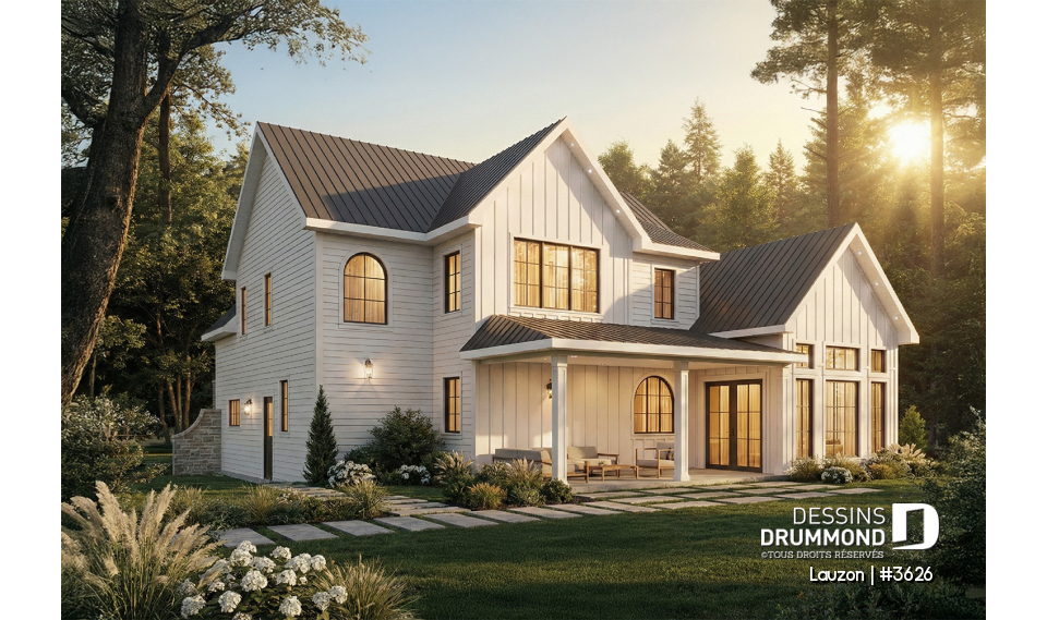 Vue arrière - MODÈLE DE BASE - Lauzon