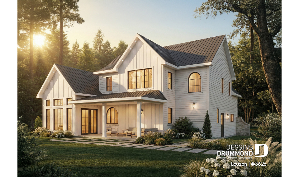 Vue arrière - MODÈLE DE BASE - Lauzon