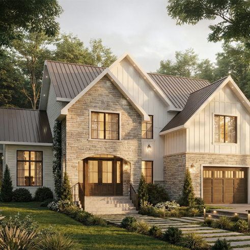 Élévation arrière - Lauzon