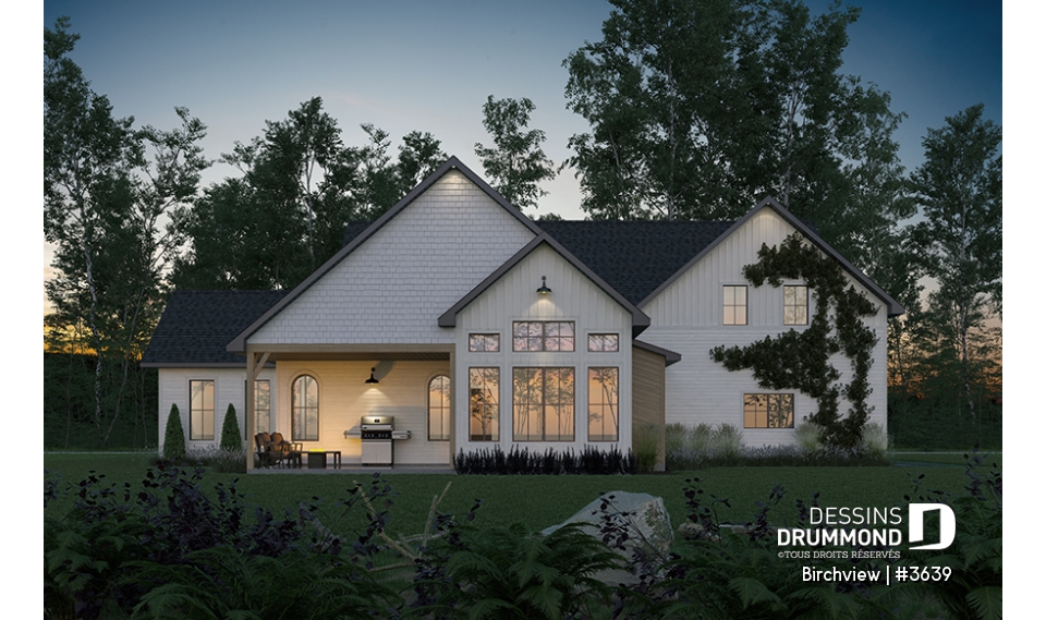 Vue arrière - MODÈLE DE BASE - Birchview