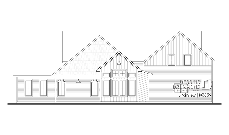 Vue arrière - MODÈLE DE BASE - Birchview
