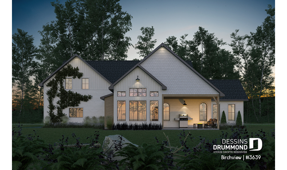 Vue arrière - MODÈLE DE BASE - Birchview