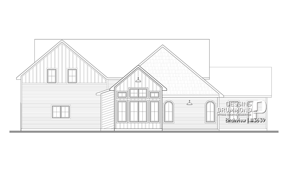 Vue arrière - MODÈLE DE BASE - Birchview