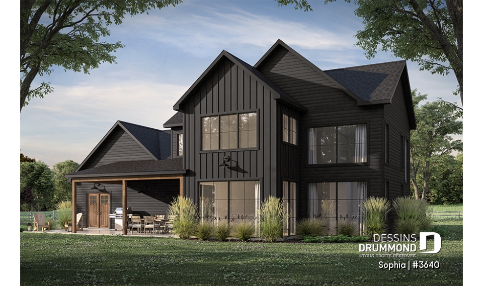 Vue arrière - MODÈLE DE BASE - Sophia