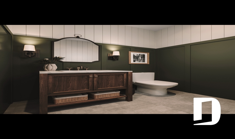 Photo Demi salle de bain - Gable House