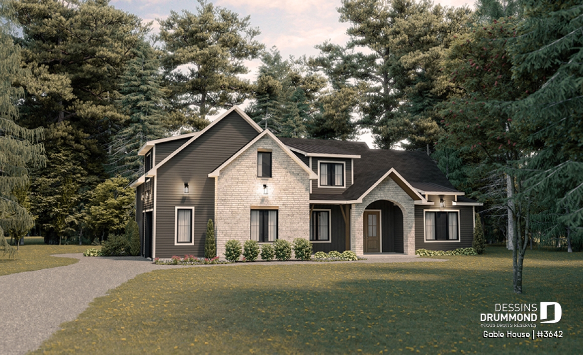 Vue avant - MODÈLE DE BASE - Gable House