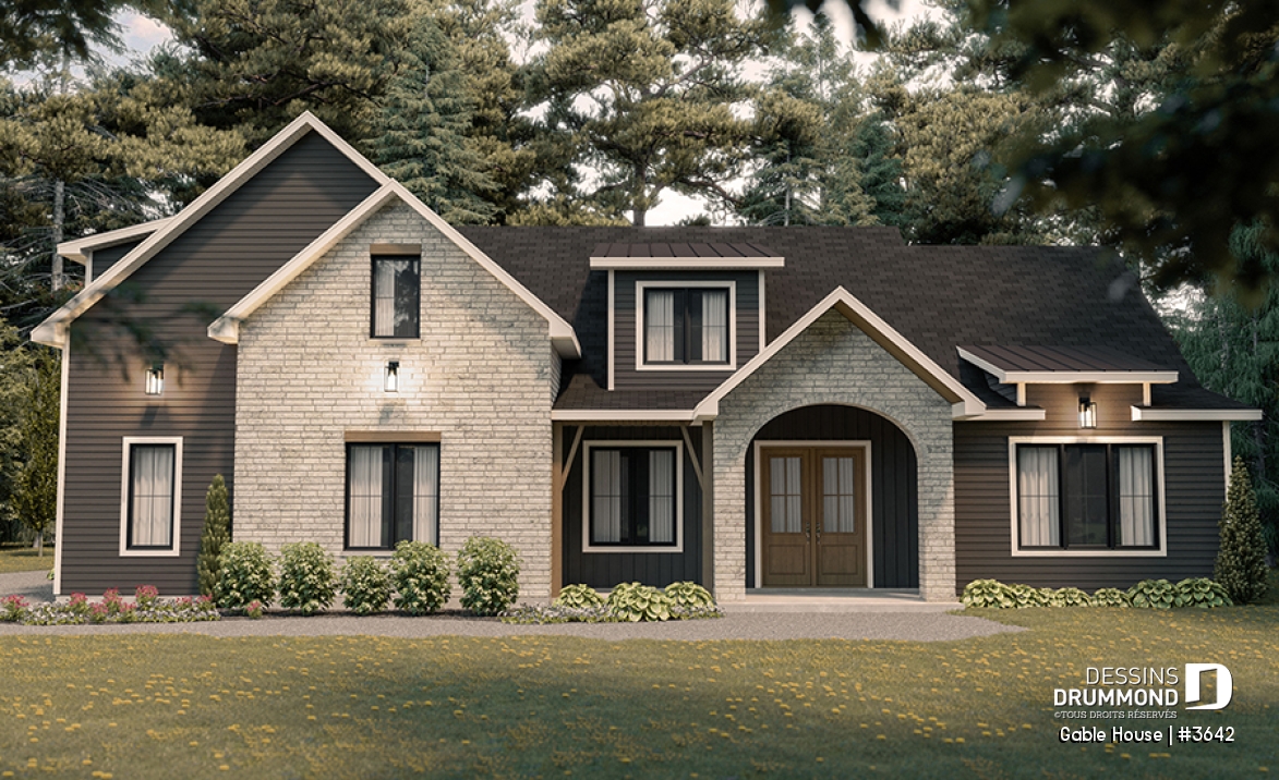 Vue avant - MODÈLE DE BASE - Gable House