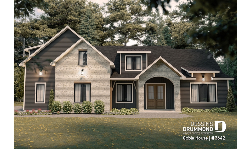 Vue avant - MODÈLE DE BASE - Gable House