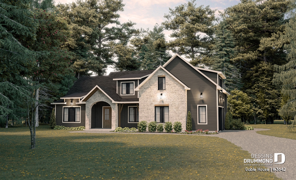 Vue avant - MODÈLE DE BASE - Gable House