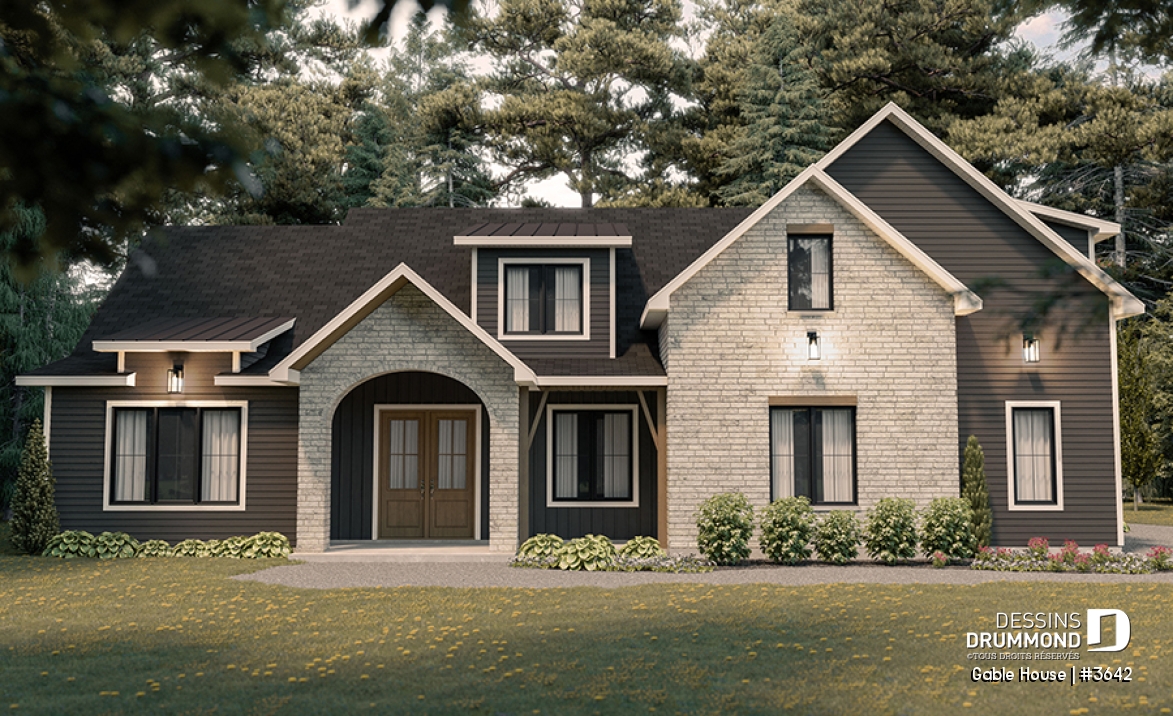 Vue avant - MODÈLE DE BASE - Gable House