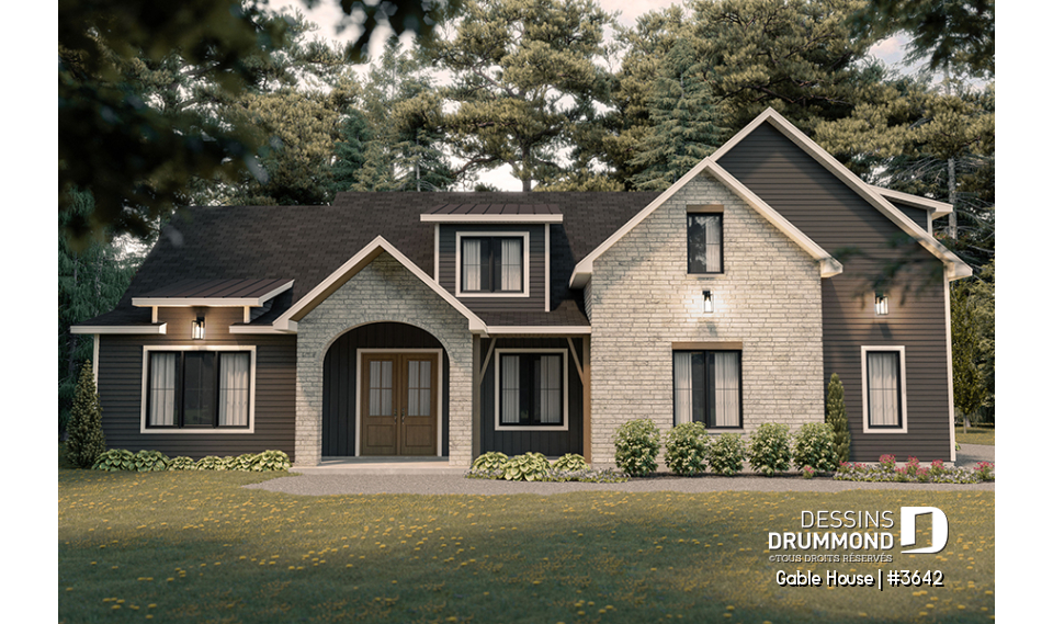 Vue avant - MODÈLE DE BASE - Gable House