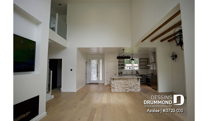 Photo Entrée ou vestibule du plan de maison unifamiliale 3723-DJG Photo Entrée ou vestibule - Azalée