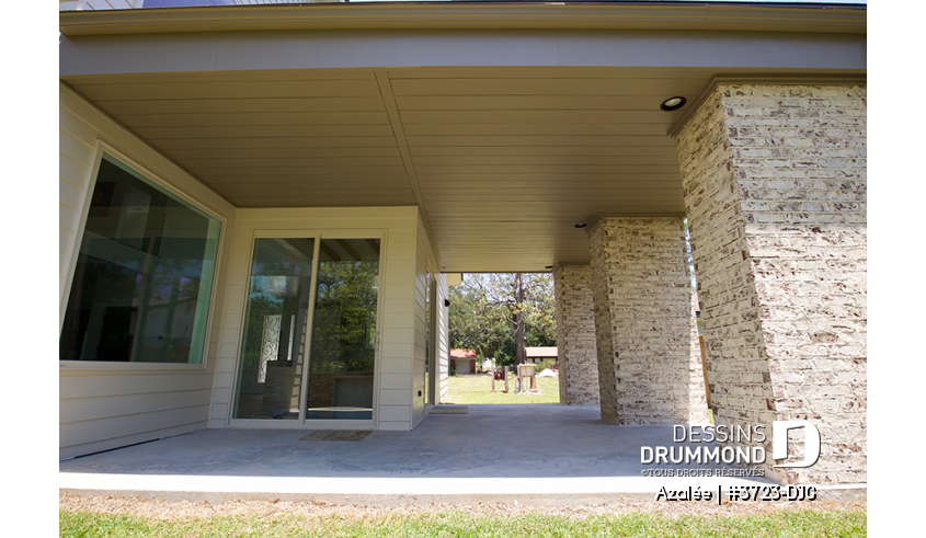 Photo Terrasse du plan de maison unifamiliale 3723-DJG Photo Terrasse - Azalée