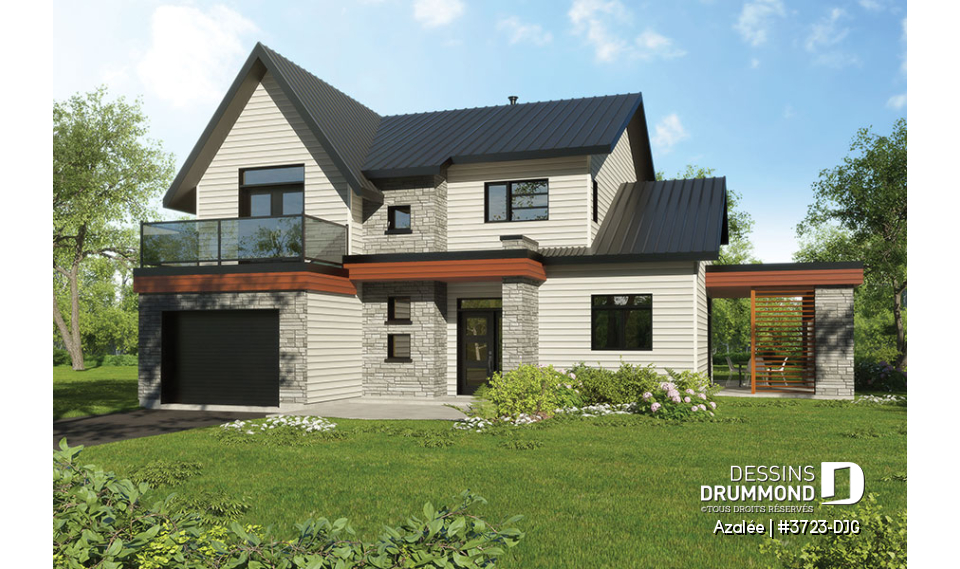 Vue avant - MODÈLE DE BASE - Azalée