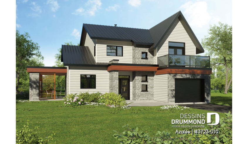 Vue avant - MODÈLE DE BASE - Azalée