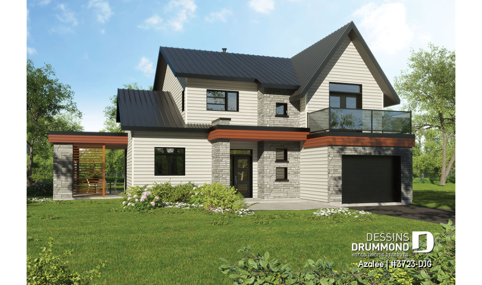 Vue avant - MODÈLE DE BASE - Azalée