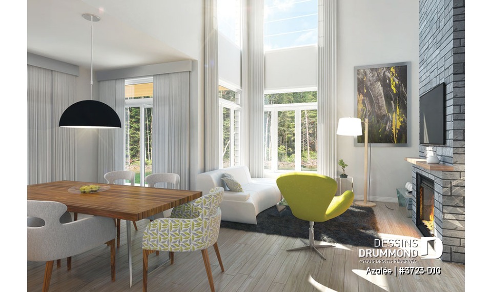 Vue intérieure - Azalée