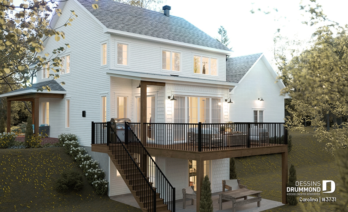 Vue arrière - MODÈLE DE BASE - Carolina