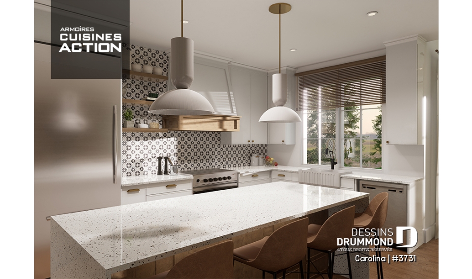 Vue avant - MODÈLE DE BASE - Carolina