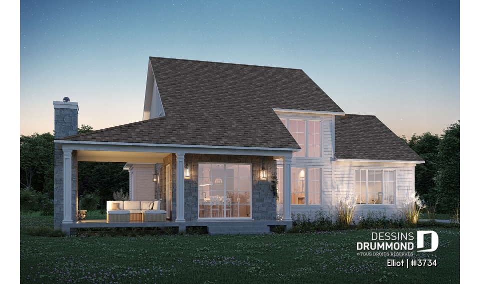 Vue arrière - MODÈLE DE BASE - Elliot