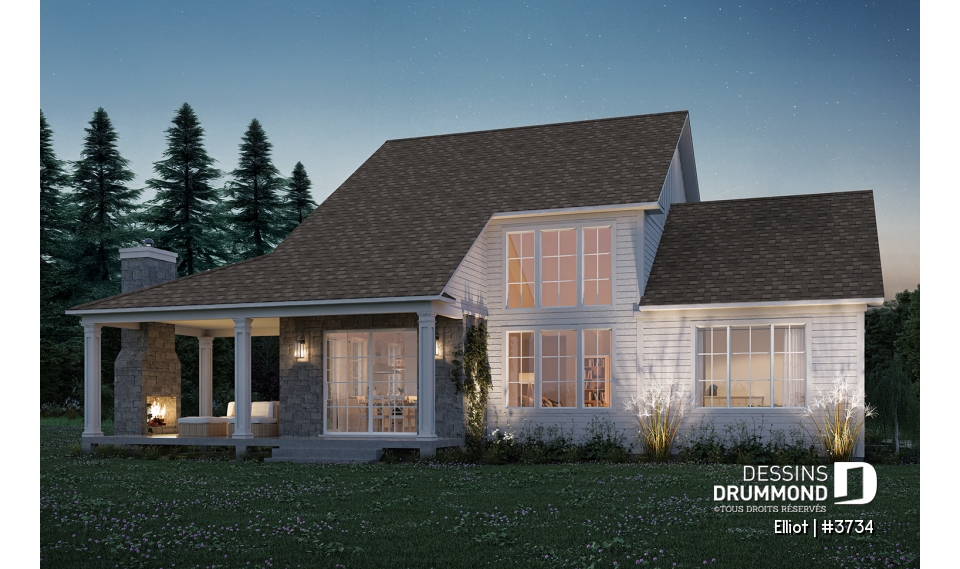 Vue arrière - MODÈLE DE BASE - Elliot