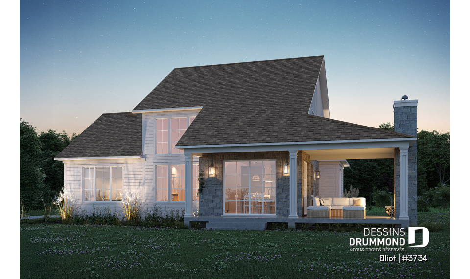 Vue arrière - MODÈLE DE BASE - Elliot