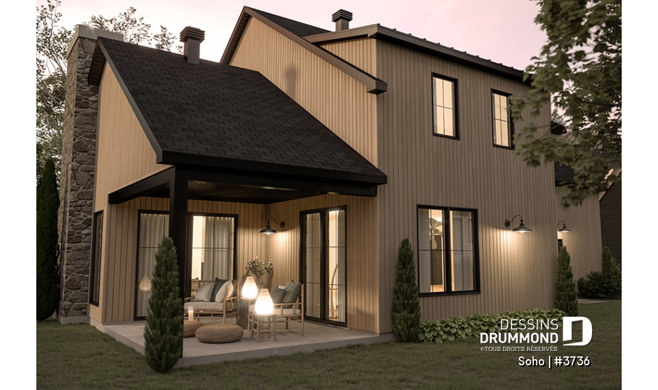 Vue arrière - MODÈLE DE BASE - Soho